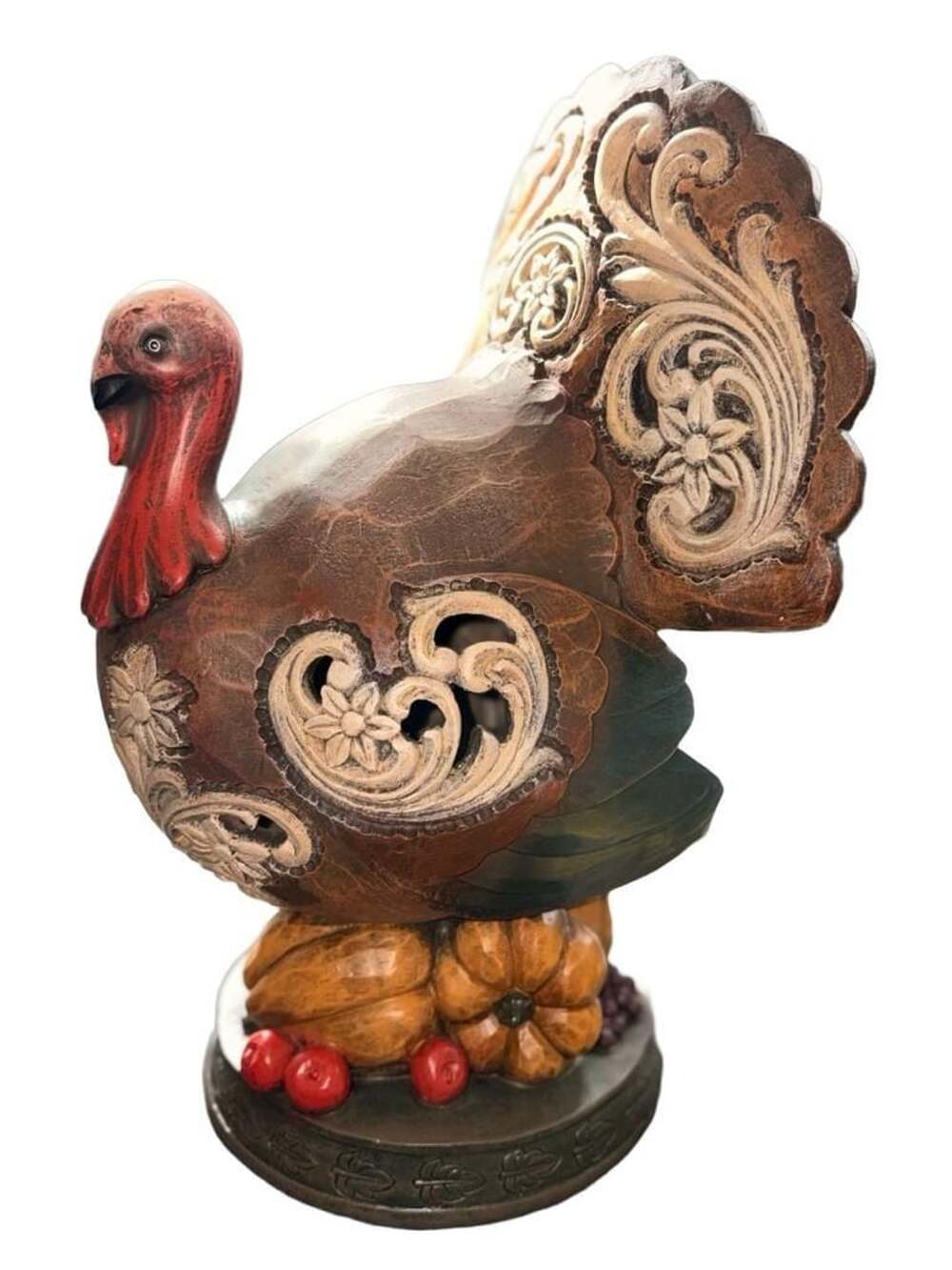 Hobby Lobby Fall Turkey Figurine Thanksgiving Decor- Discontinued/Retired